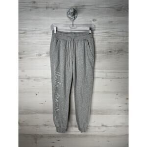 Under Armour‎ Pants Womens XS Gray Rival Fleece Joggers Script Logo Sweatpants